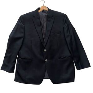 Men’s Lauren Ralph Lauren Wool Black Two-Button Blazer Jacket 44S